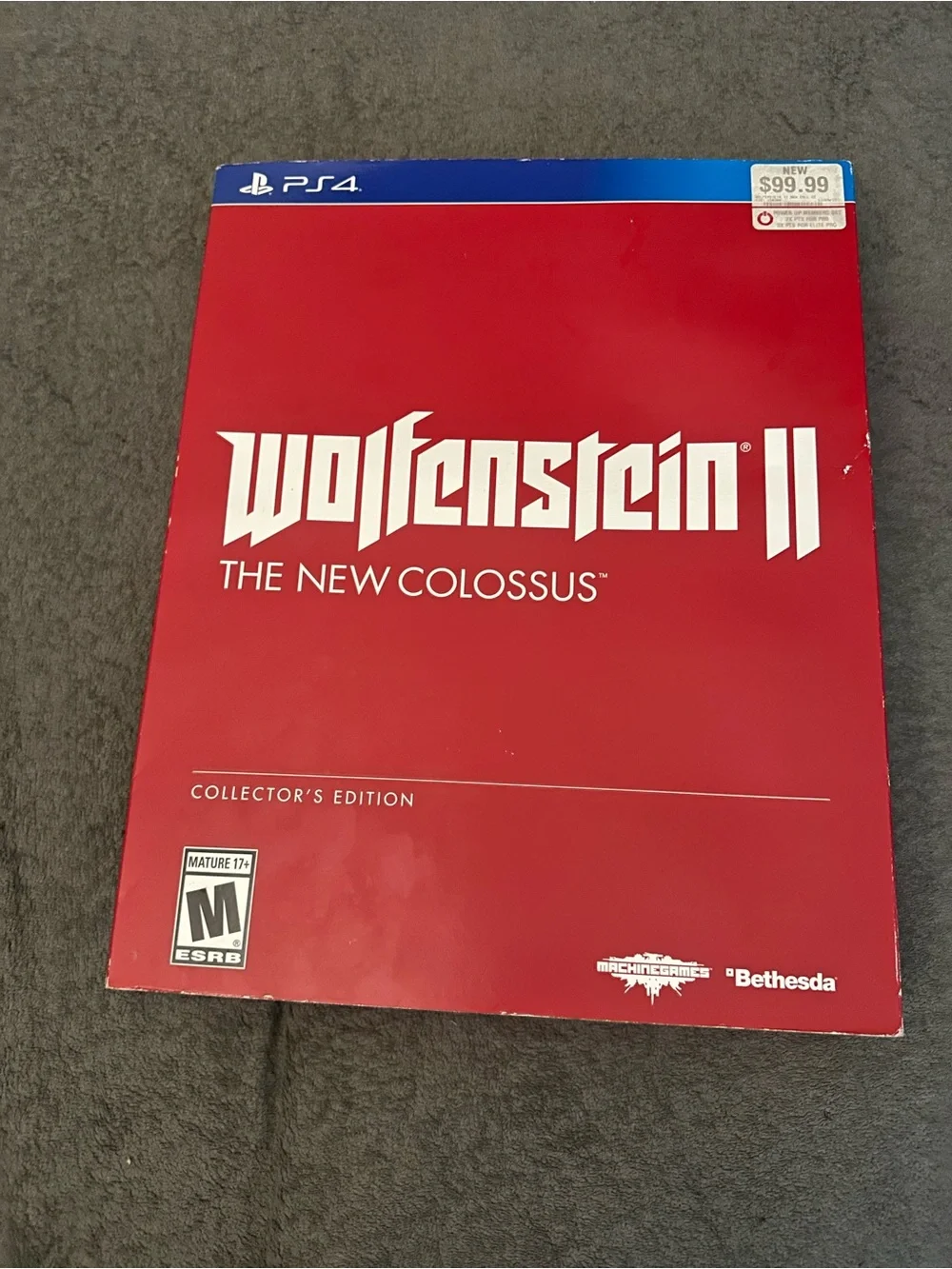 Sony PS4 Wolfenstein II: The New Colossus Collector's Edition - Red